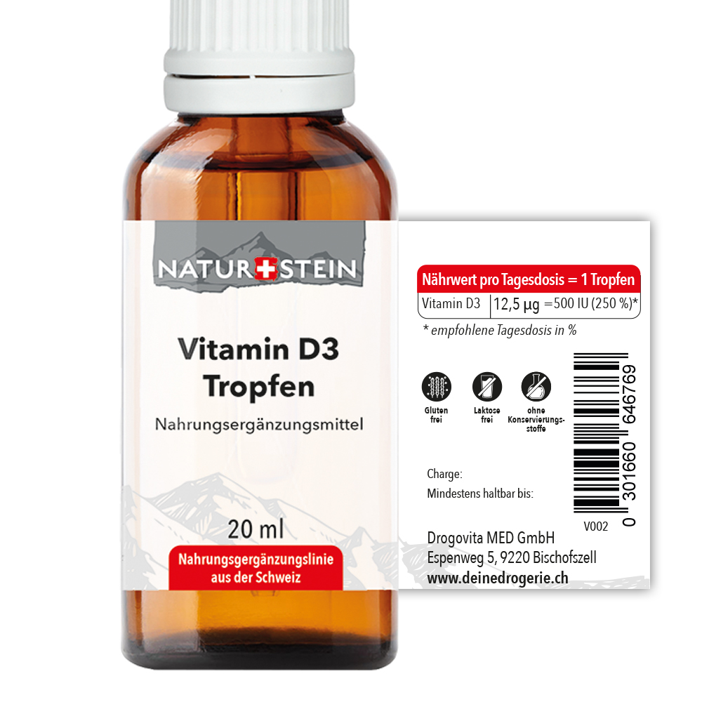 NATURSTEIN Vitamin D3, image 3 sur 4