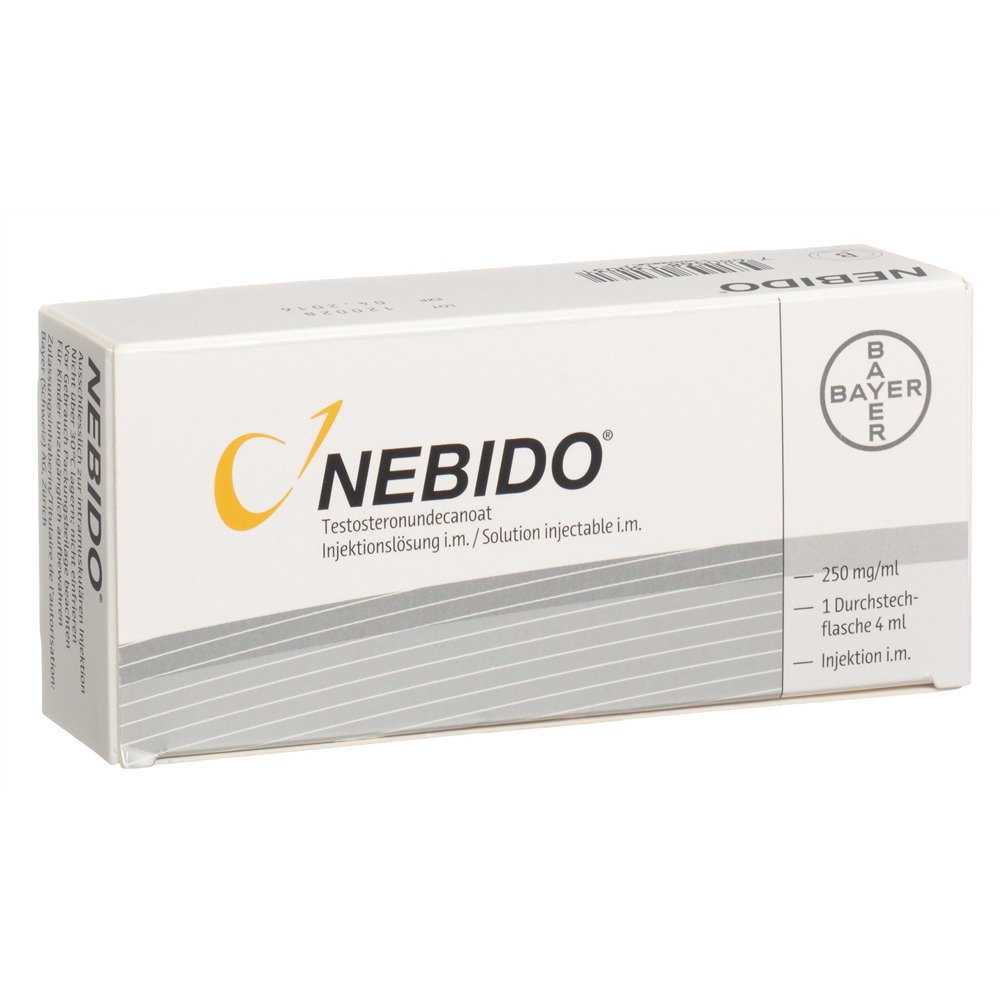 NEBIDO Inj Lös 1000 mg/4ml Durchstf 4 ml, Hauptbild