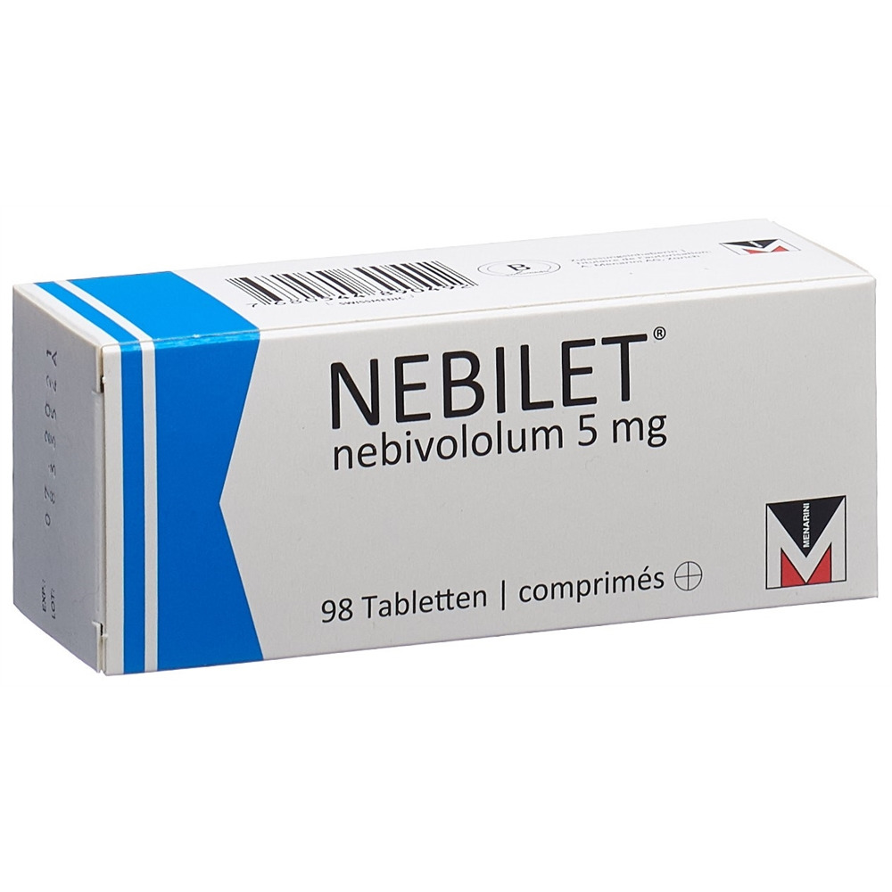 NEBILET cpr 5 mg blist 98 pce, image principale