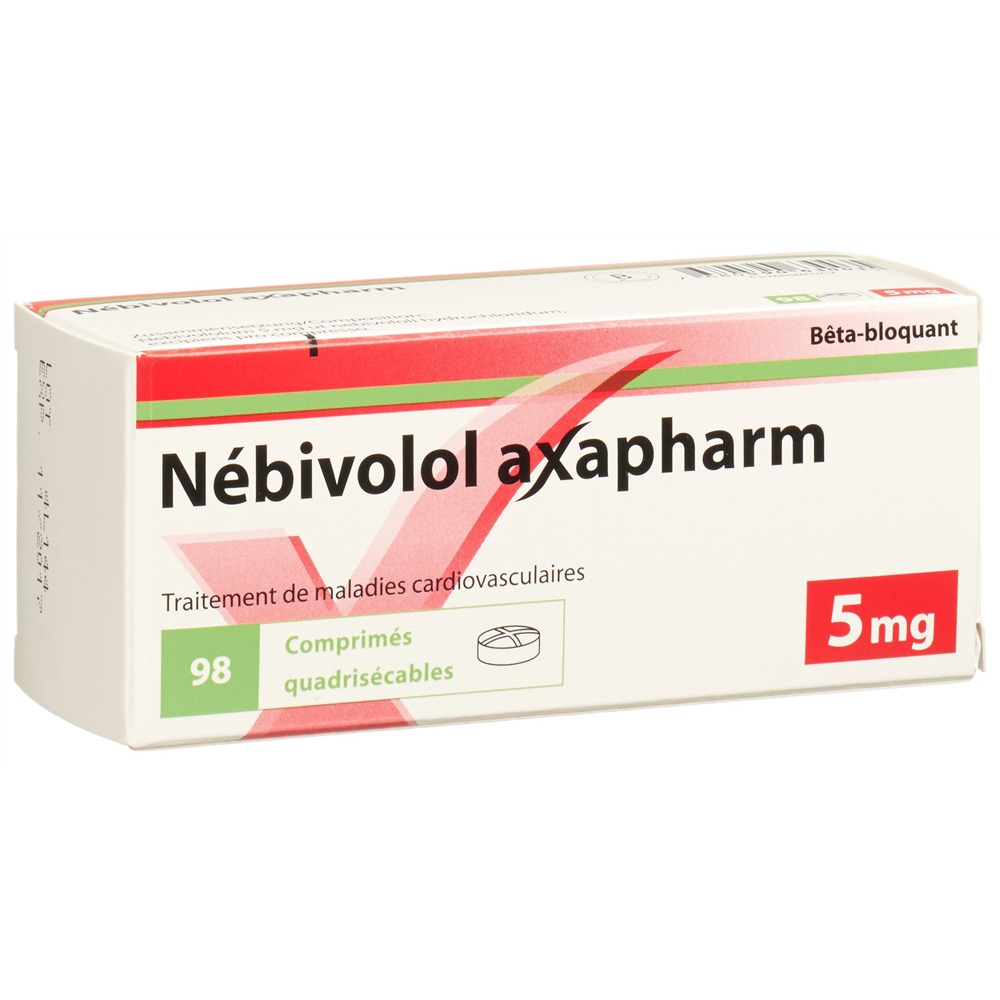 NEBIVOLOL axapharm 5 mg, image 2 sur 2