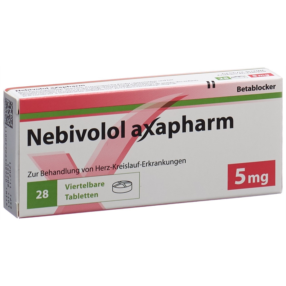 NEBIVOLOL axapharm 5 mg, Hauptbild