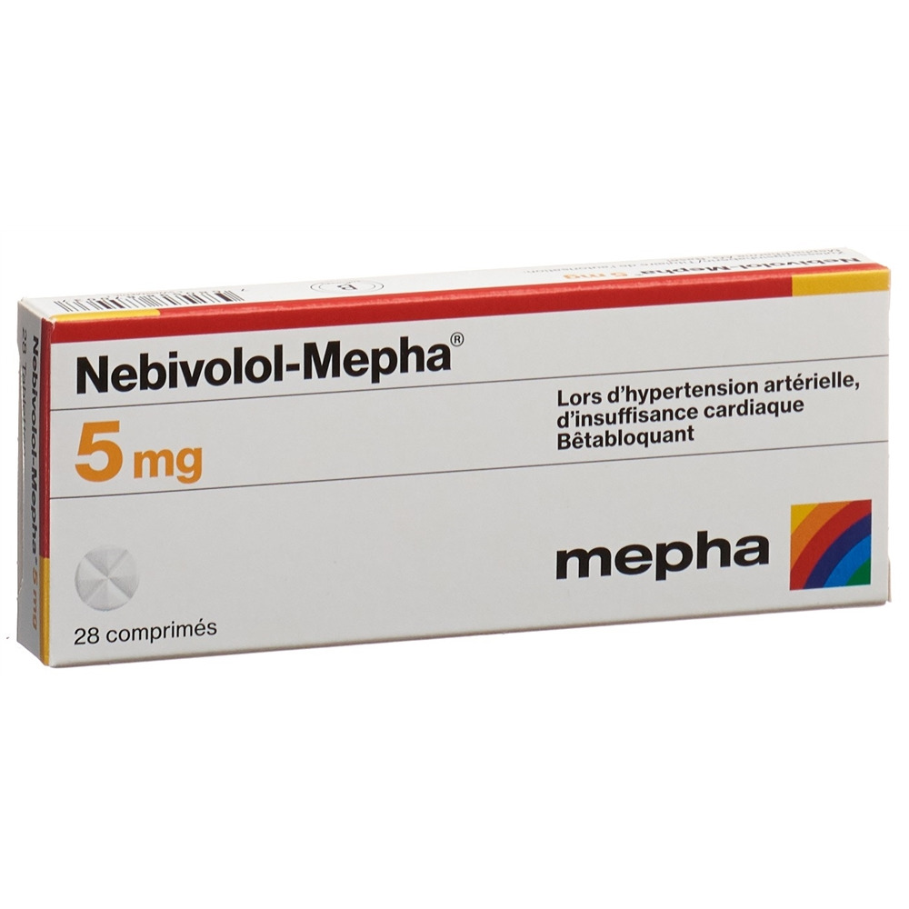 NEBIVOLOL Mepha 5 mg, image 2 sur 2