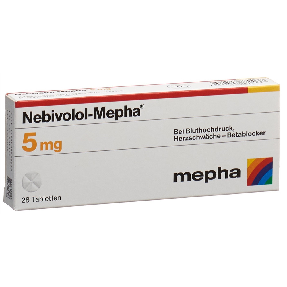 NEBIVOLOL Mepha 5 mg, image principale