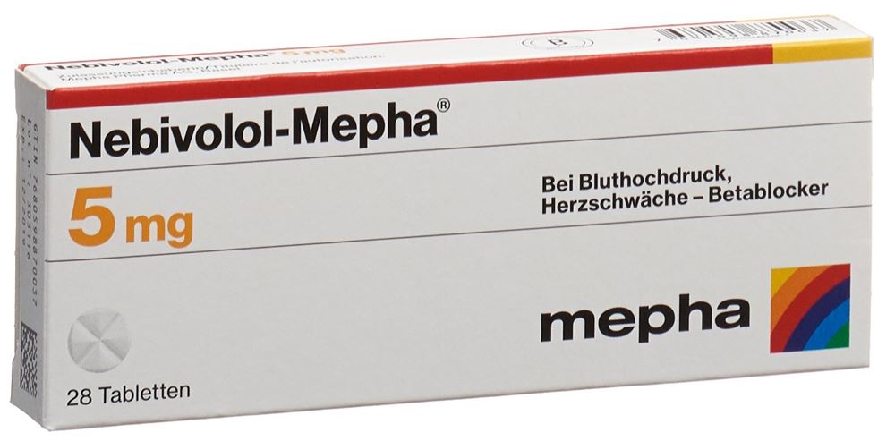 NEBIVOLOL Mepha 5 mg, image principale