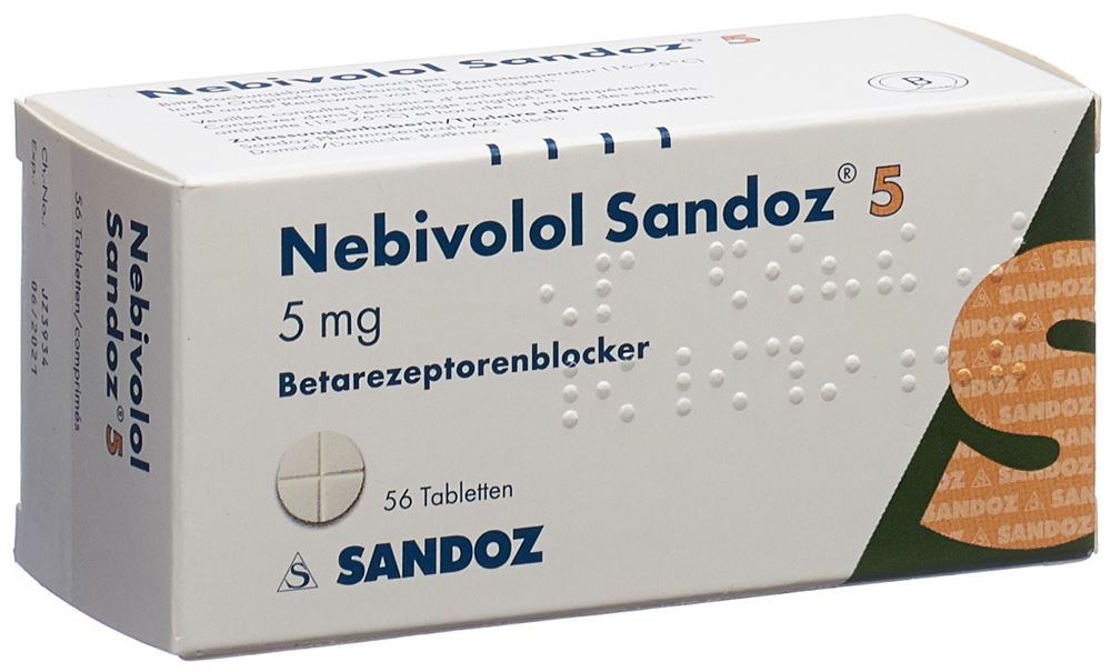 NEBIVOLOL Sandoz 5 mg, image principale