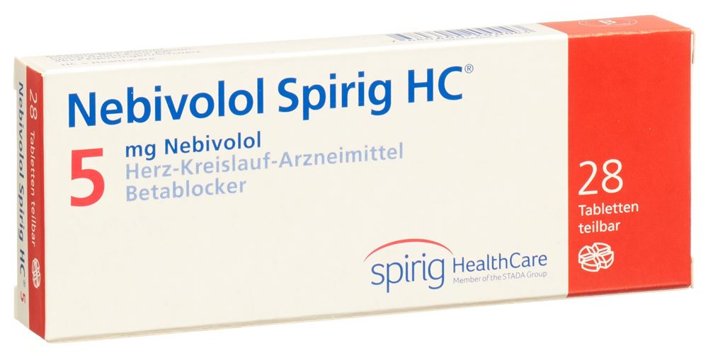 NEBIVOLOL Spirig HC 5 mg, image principale