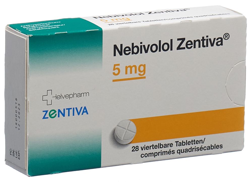 NEBIVOLOL Zentiva 5 mg, image principale