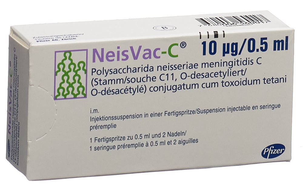 NEISVAC-C Inj Susp Fertspr 0.5 ml, Hauptbild