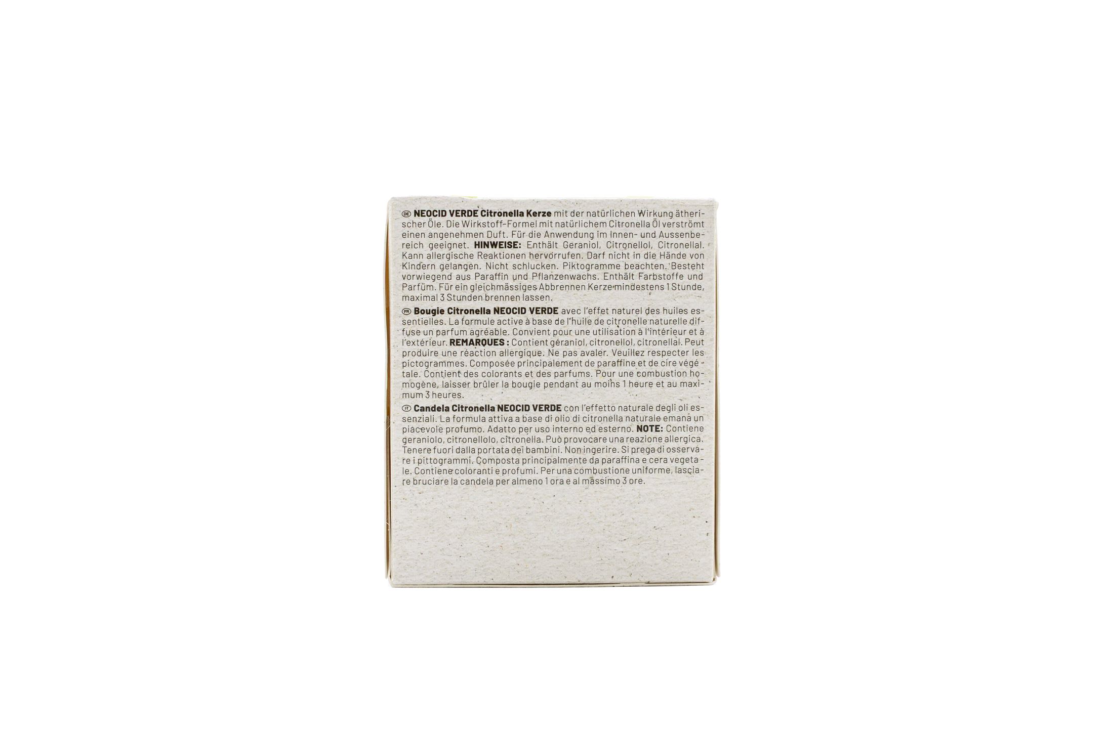 Neocid citronella bougie, image 2 sur 4