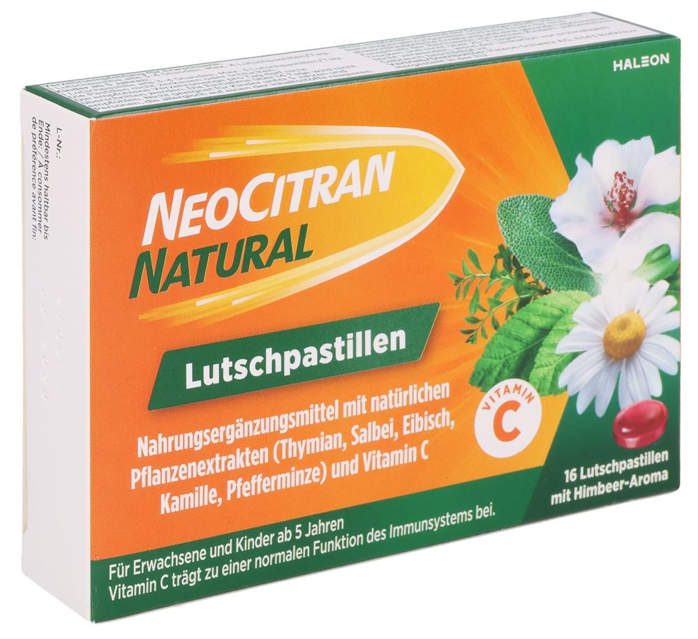 NEOCITRAN Natural pastilles à sucer