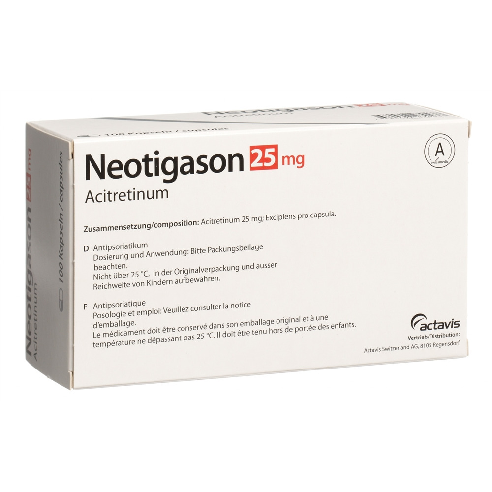 NEOTIGASON caps 25 mg blist 100 pce, image 2 sur 2