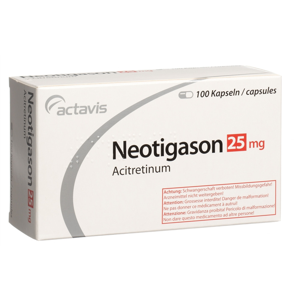 NEOTIGASON caps 25 mg blist 100 pce, image principale