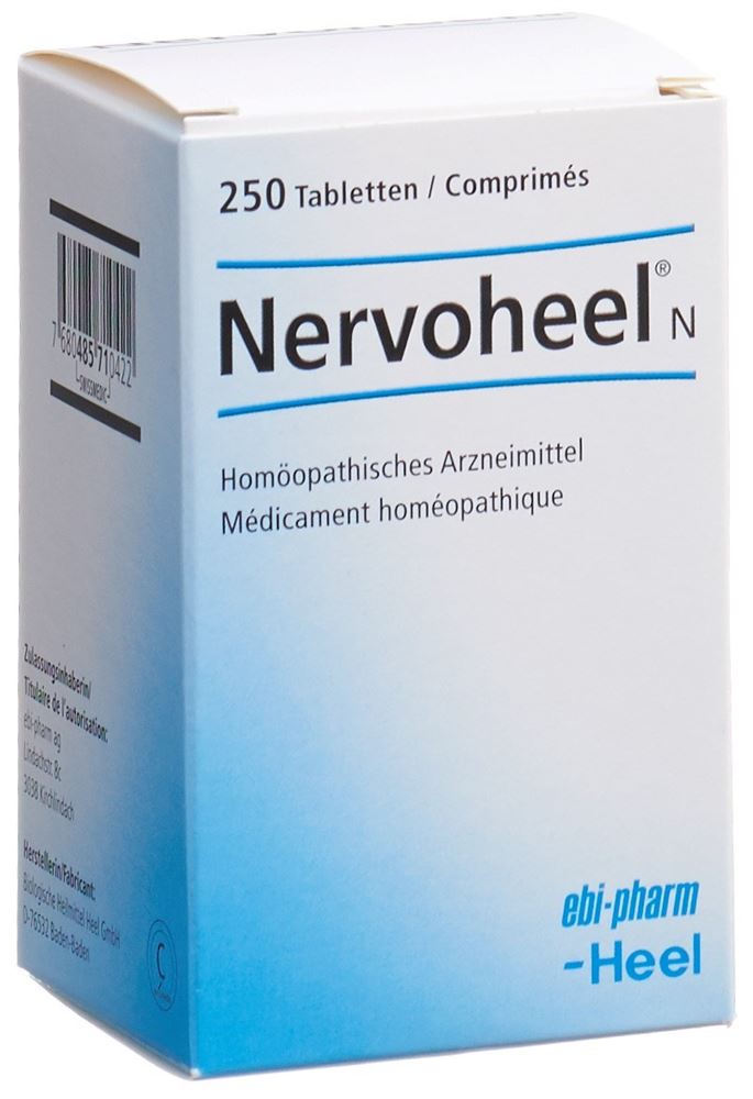 NERVOHEEL N cpr bte 250 pce, image principale NERVOHEEL N cpr bte 250 pce, image principale