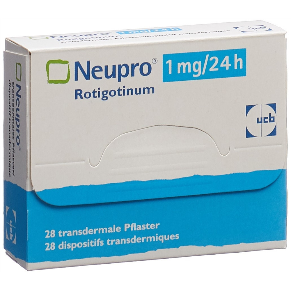 NEUPRO Matrixpfl 1 mg/24h Btl 28 Stk, Hauptbild