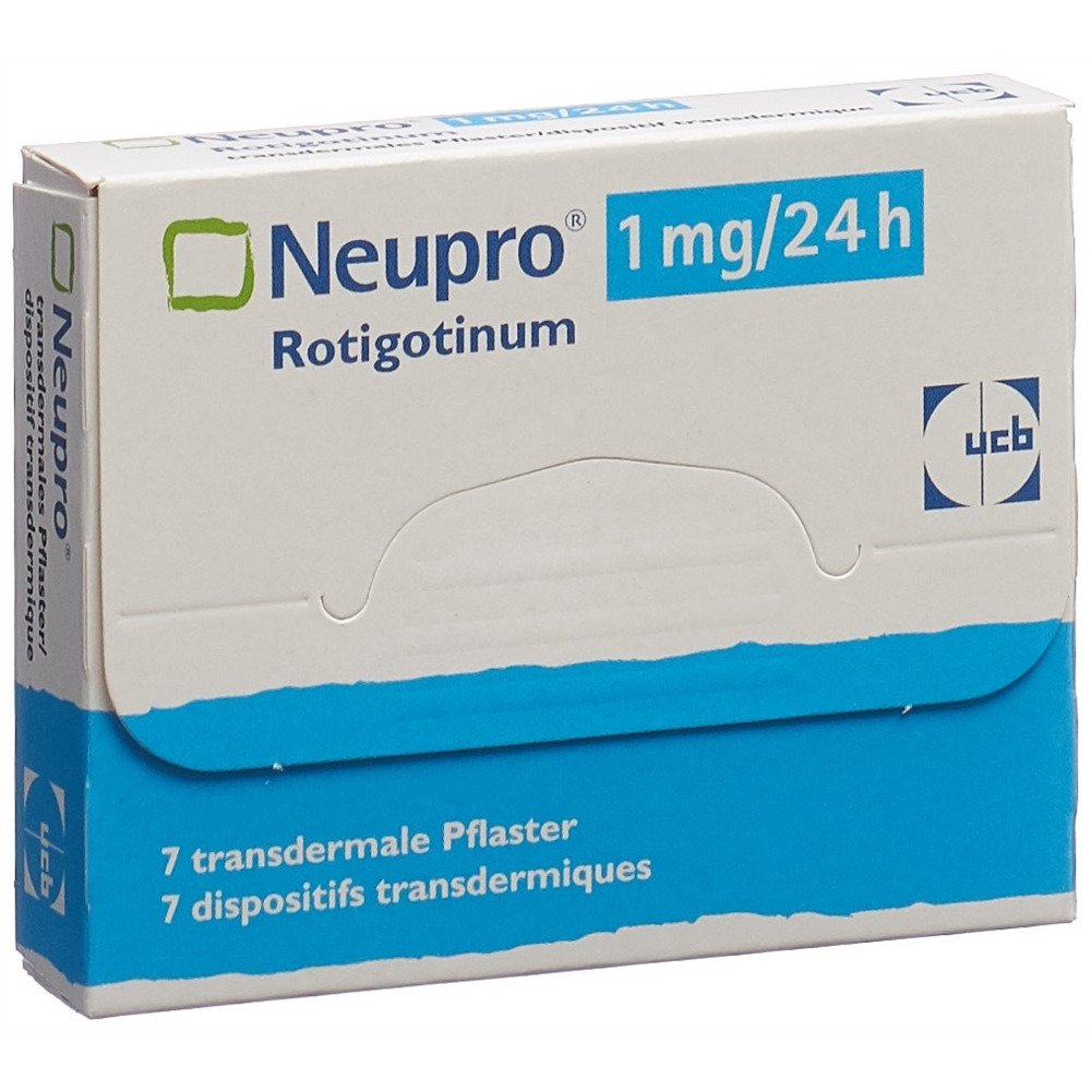 NEUPRO Matrixpfl 1 mg/24h Btl 7 Stk, Hauptbild