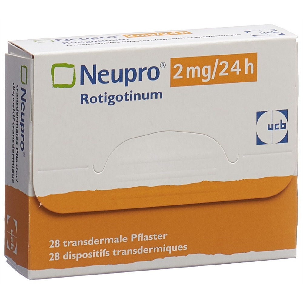 NEUPRO Matrixpfl 2 mg/24h Btl 28 Stk, Hauptbild