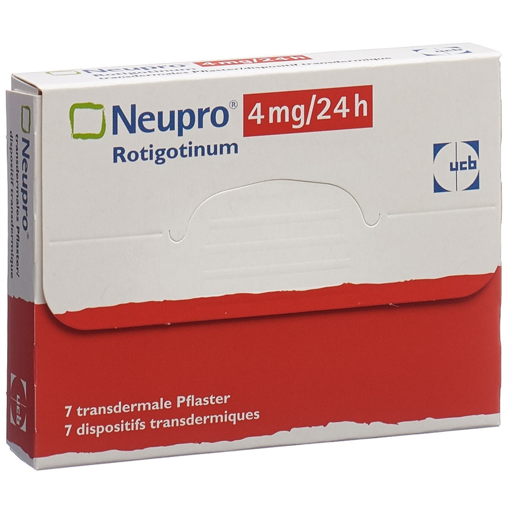 NEUPRO Matrixpfl 4 mg/24h Btl 7 Stk, Hauptbild