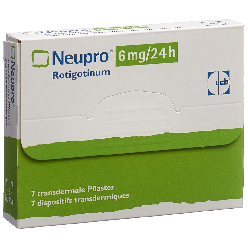 NEUPRO Matrixpfl 6 mg/24h Btl 7 Stk, Hauptbild