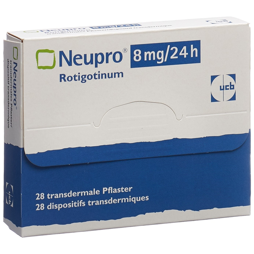 NEUPRO patchs mat 8 mg/24h sach 28 pce