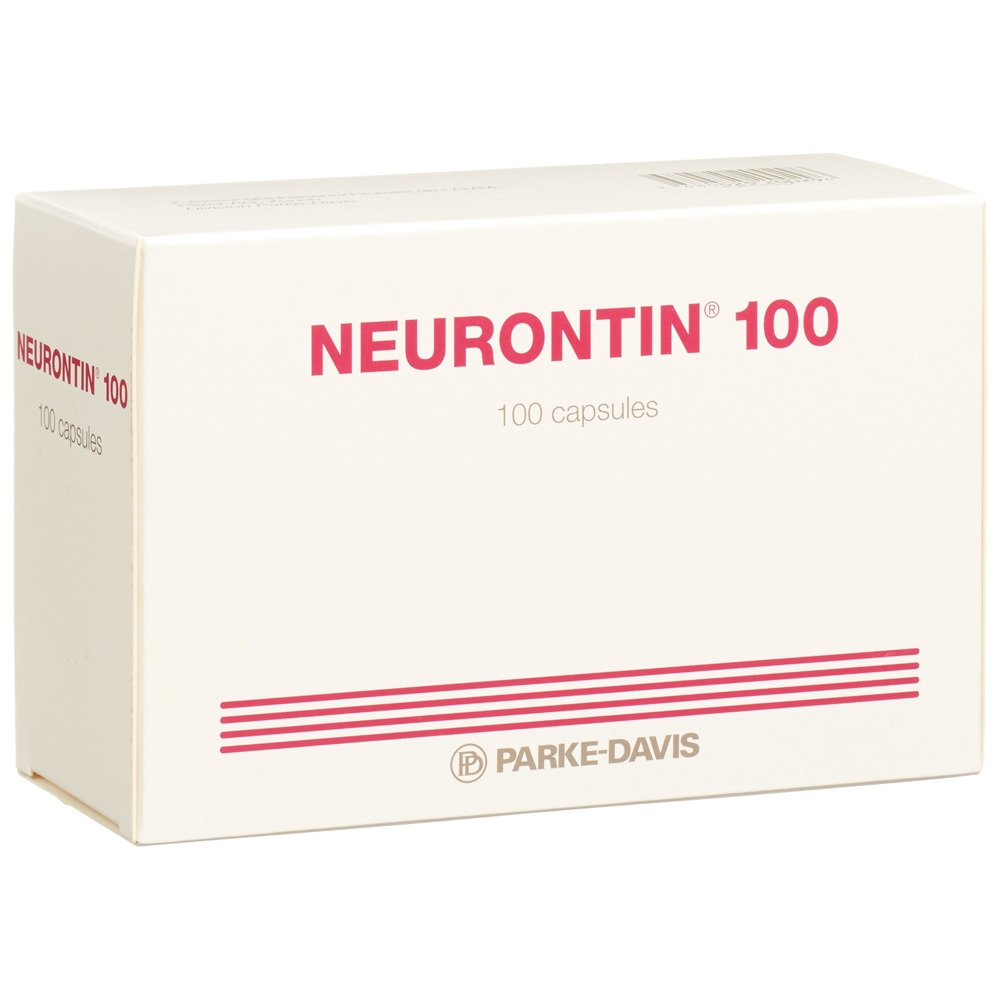 Neurontin caps 100 mg blist 100 pce, image 2 sur 2