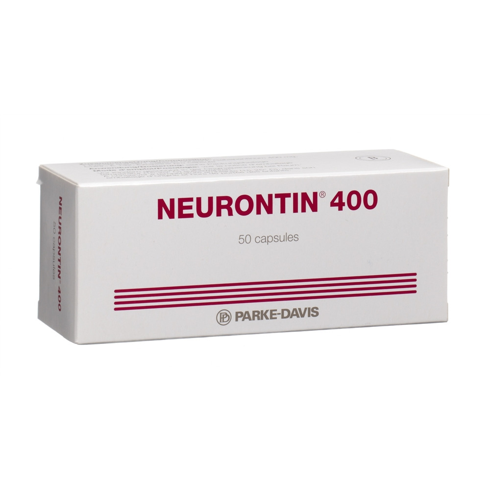 Neurontin caps 400 mg blist 50 pce, image 2 sur 2