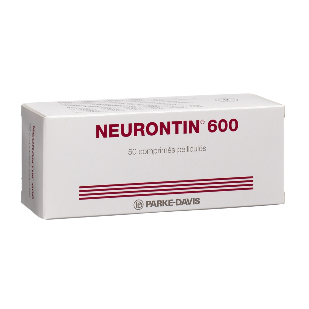 Neurontin cpr pell 600 mg blist 50 pce, image 2 sur 2