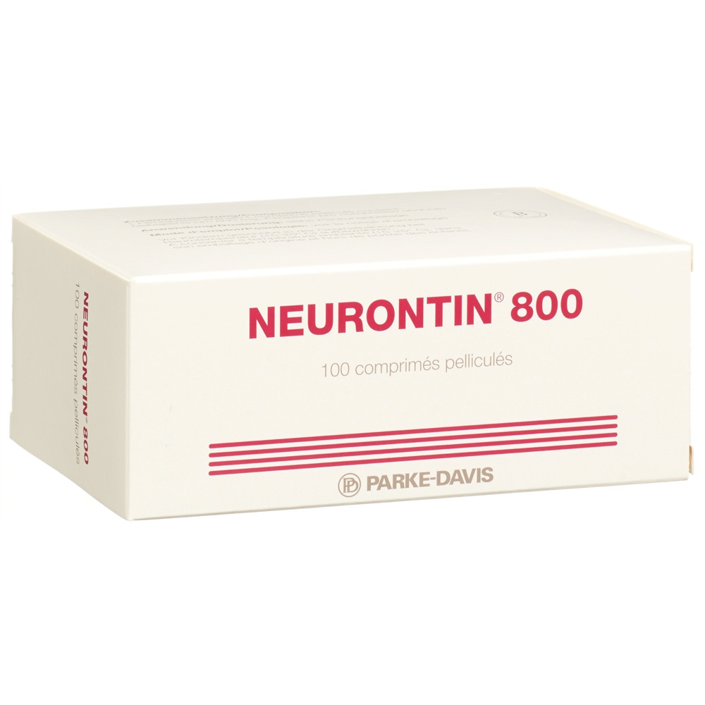 Neurontin cpr pell 800 mg blist 100 pce, image 2 sur 2