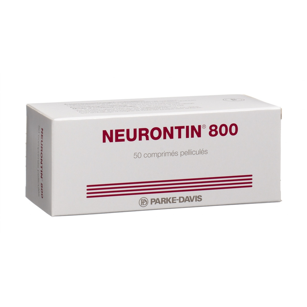 Neurontin cpr pell 800 mg blist 50 pce, image 2 sur 2