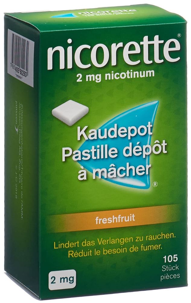 NICORETTE Freshfruit Kaudepots 2 mg