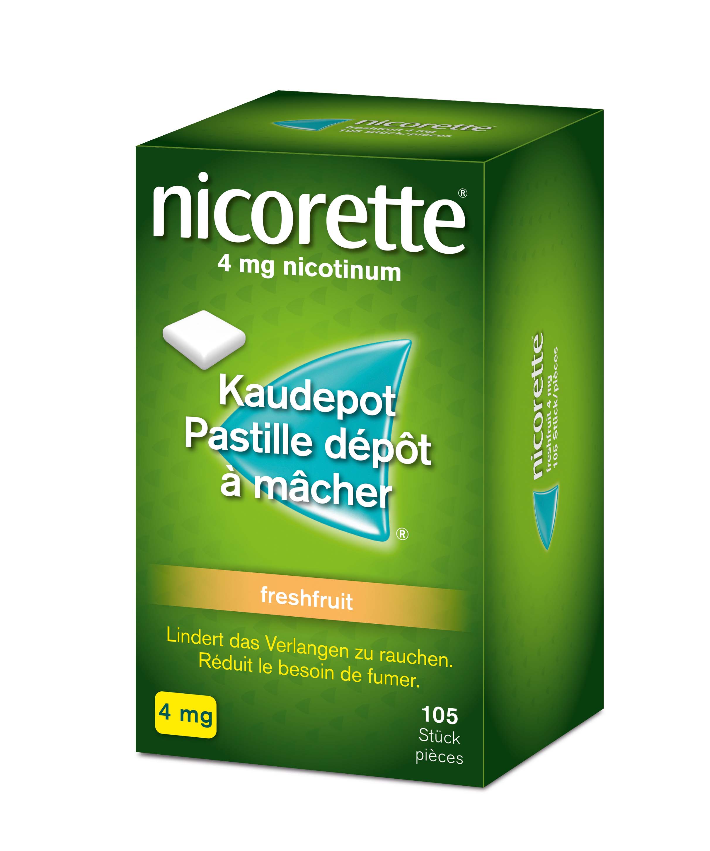 NICORETTE Freshfruit Kaudepots 4 mg, Hauptbild