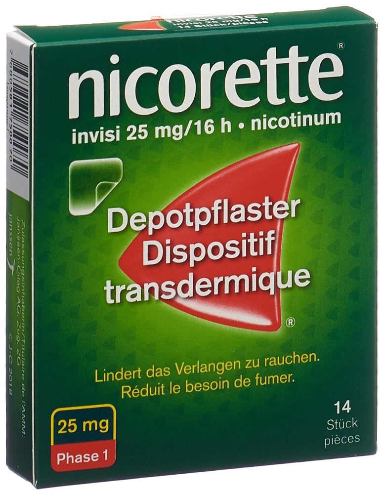 NICORETTE Invisi patch 25 mg/16h