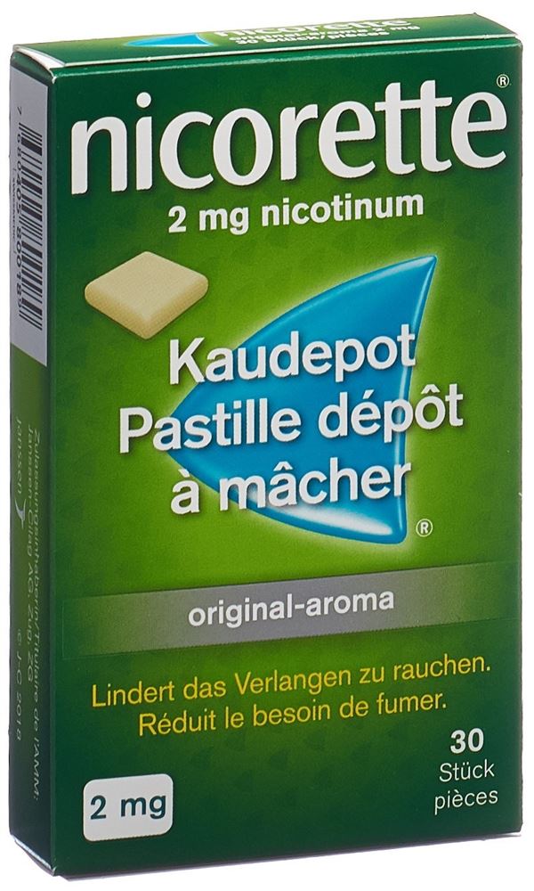 NICORETTE Original Kaudepots 2 mg, Hauptbild