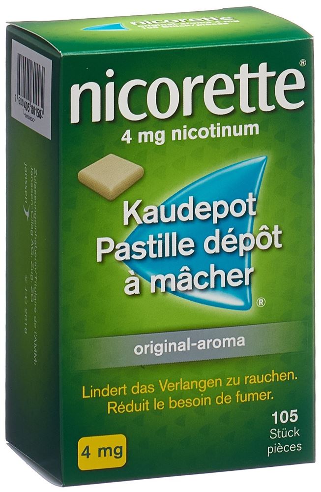 NICORETTE Original Kaudepots 4 mg