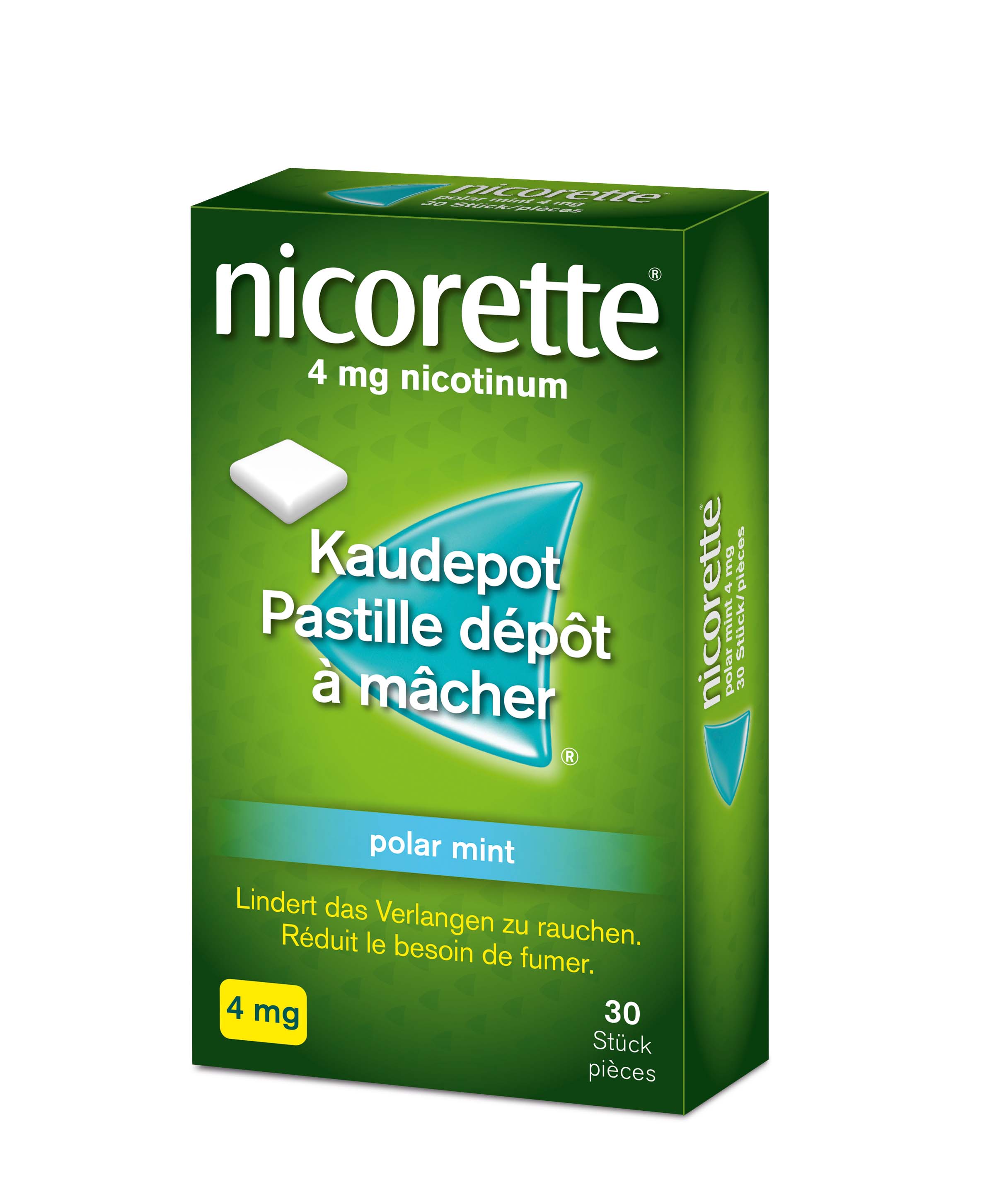 NICORETTE Polar Mint Kaudepots 4 mg, Hauptbild