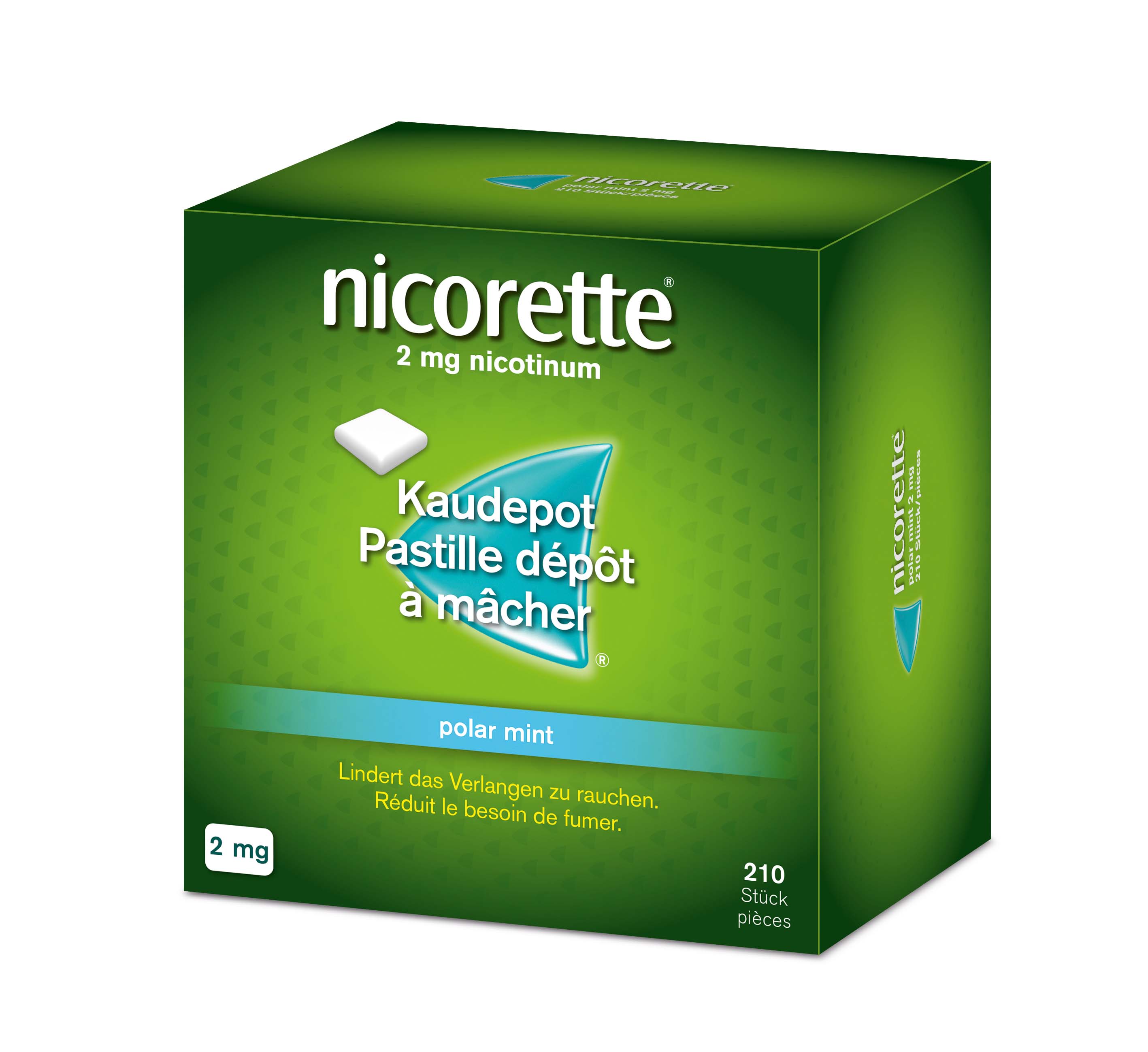 NICORETTE Polar Mint pastilles dépôt à mâcher 2 mg