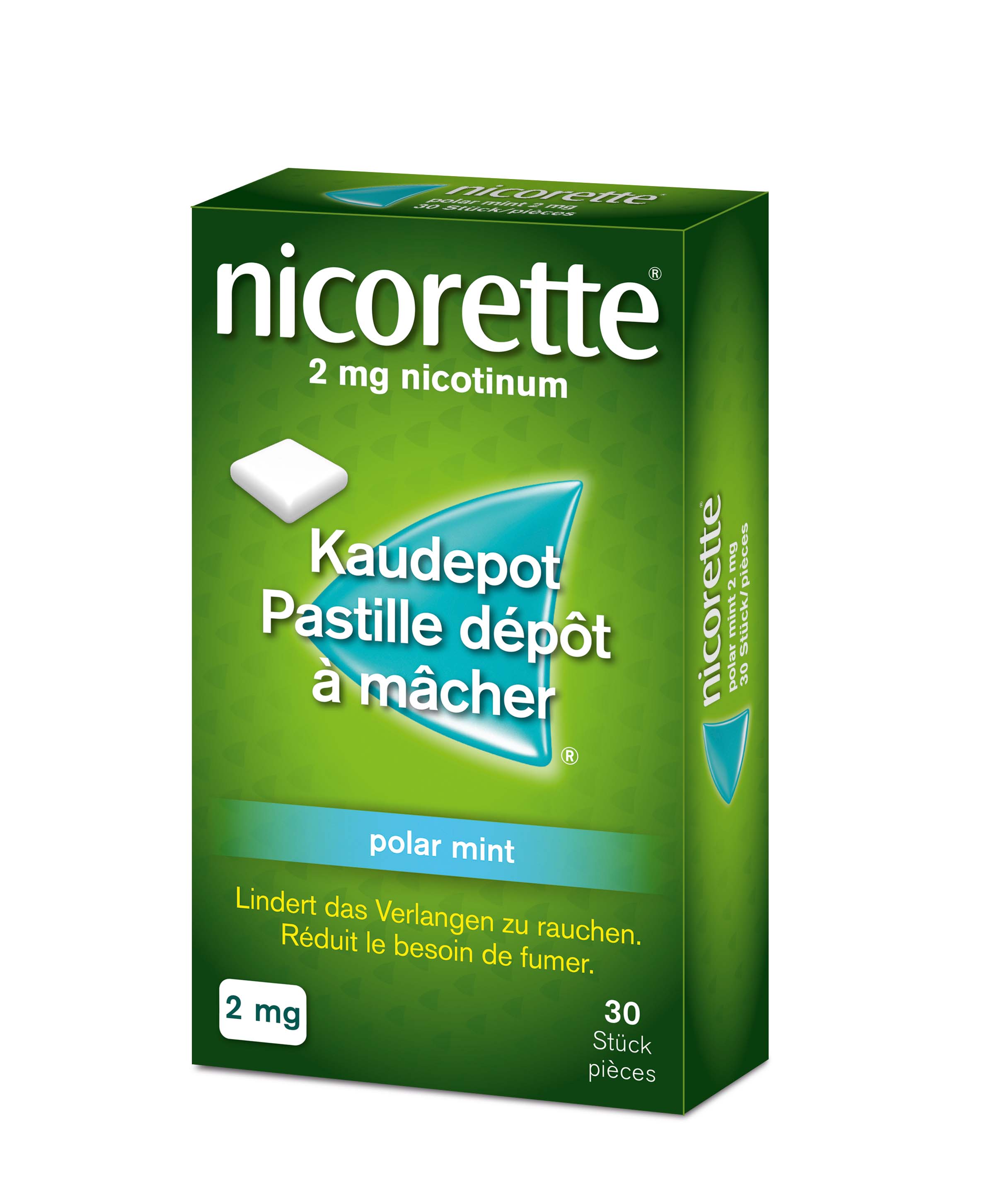 NICORETTE Polar Mint pastilles dépôt à mâcher 2 mg, image principale