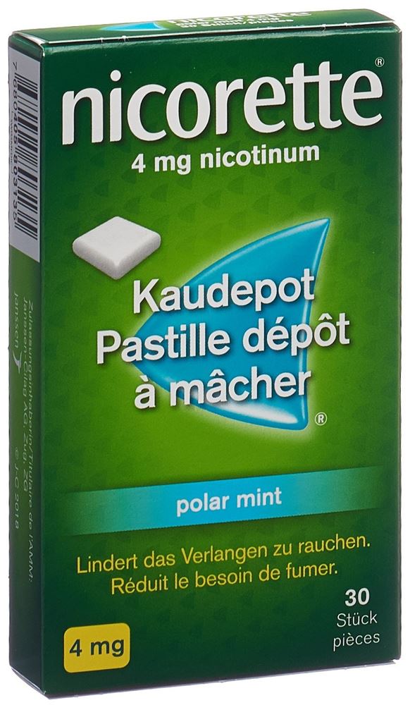 NICORETTE Polar Mint pastilles dépôt à mâcher 4 mg, image principale