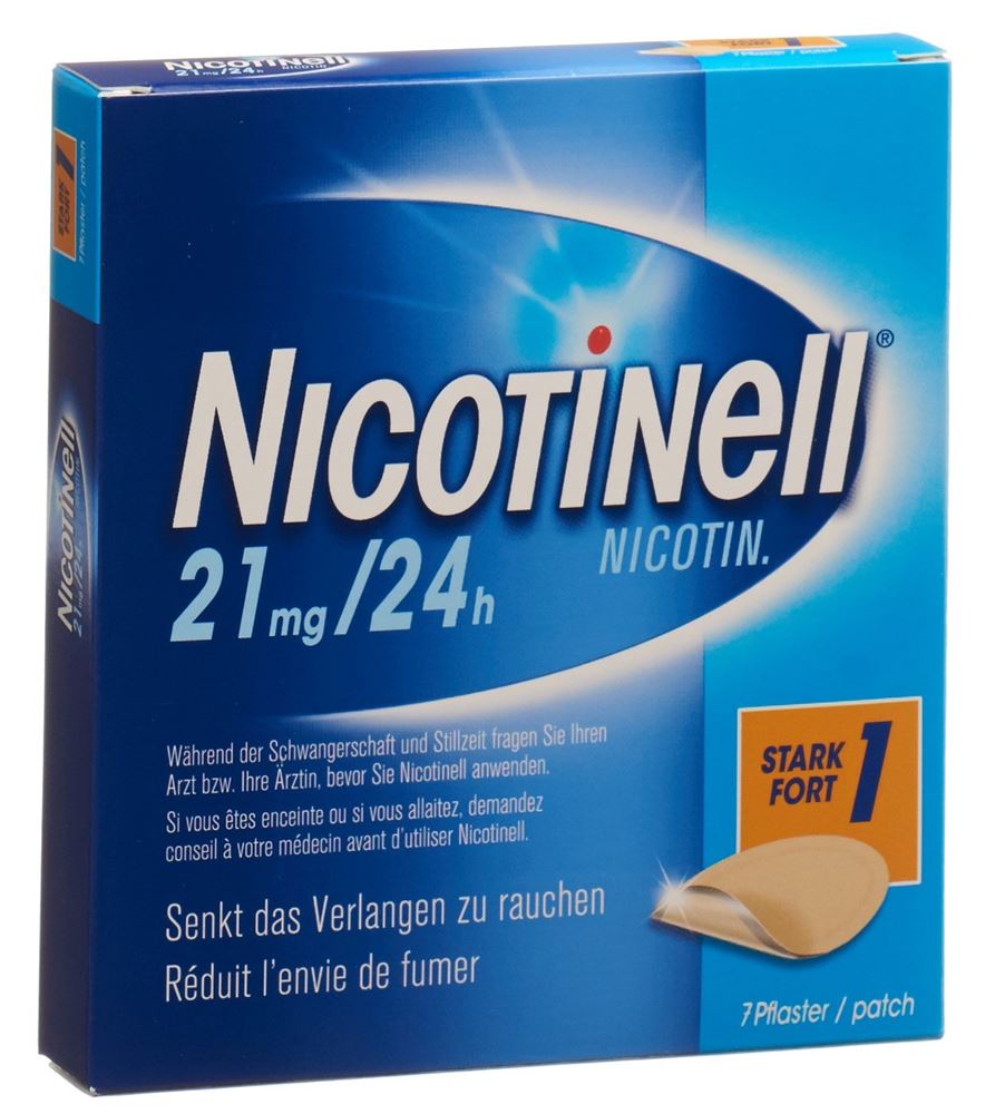 NICOTINELL 1 fort 21 mg/24h