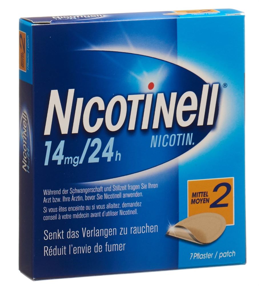 NICOTINELL 2 mittel 14 mg/24h, Hauptbild