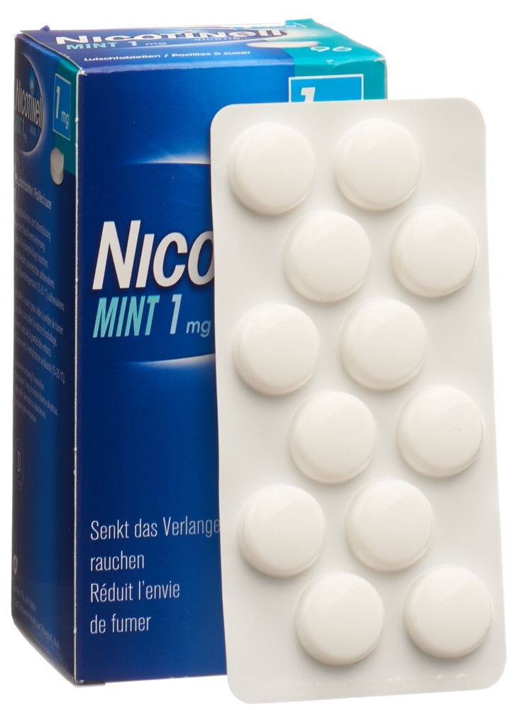 NICOTINELL cpr sucer 1 mg mint blist 96 pce, image 3 sur 4