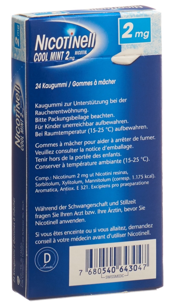 NICOTINELL Gum 2 mg, Bild 4 von 4