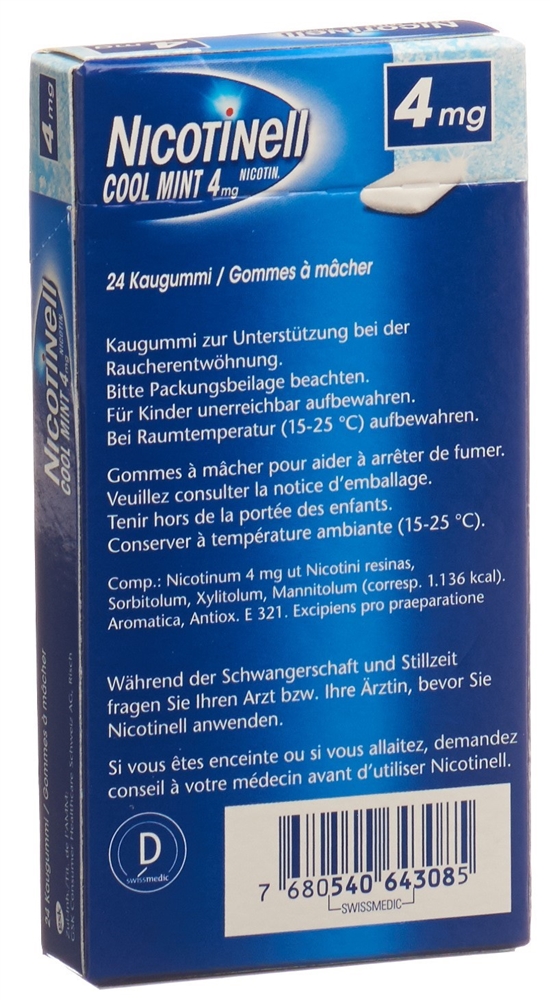 NICOTINELL Gum 4 mg, Bild 4 von 4