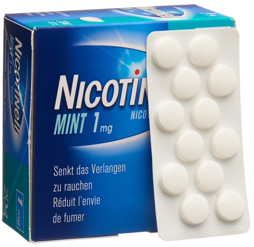 NICOTINELL Lutschtabl 1 mg mint Blist 204 Stk, Bild 2 von 4