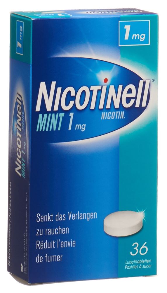 NICOTINELL Lutschtabl 1 mg mint Blist 36 Stk, Hauptbild