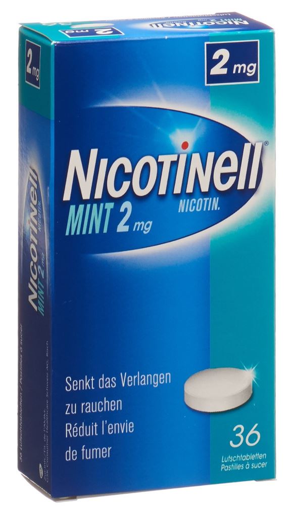 NICOTINELL Lutschtabl 2 mg mint Blist 36 Stk