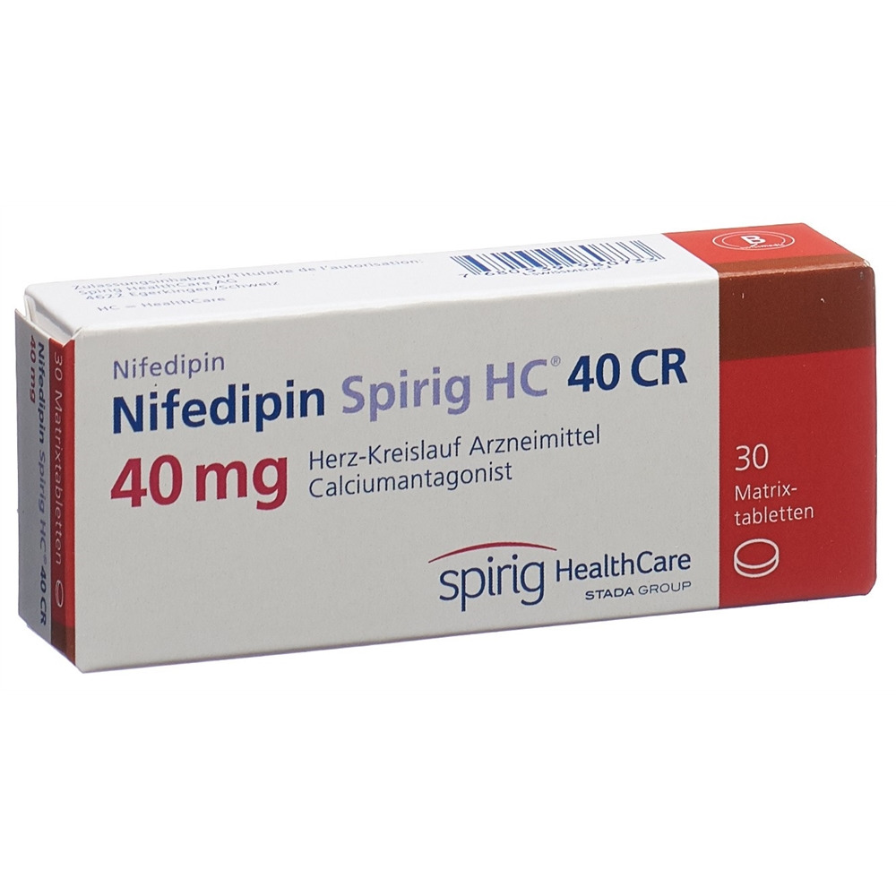 NIFEDIPINE CR 40 mg, image principale