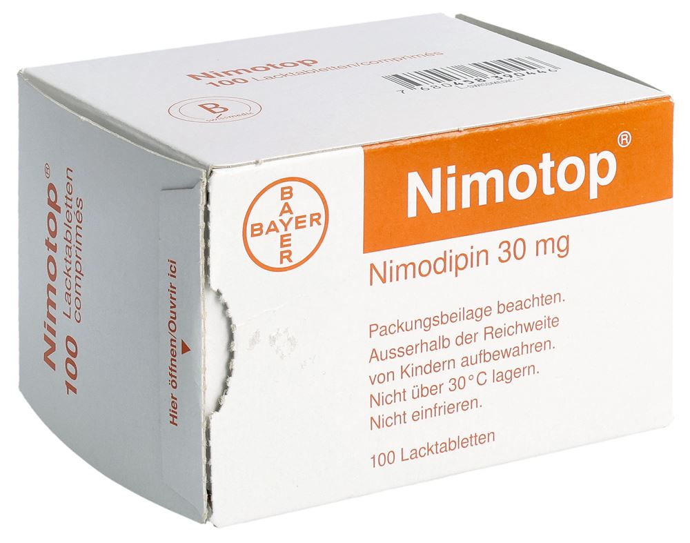 NIMOTOP cpr pell 30 mg blist 100 pce, image principale