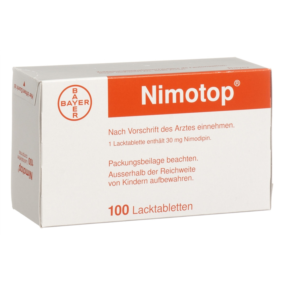 NIMOTOP Filmtabl 30 mg Blist 100 Stk, Hauptbild