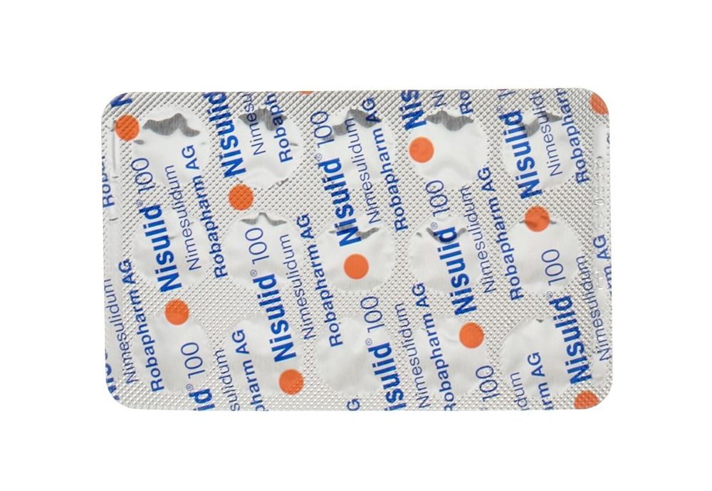 NISULID cpr 100 mg blist 15 pce, image 2 sur 3