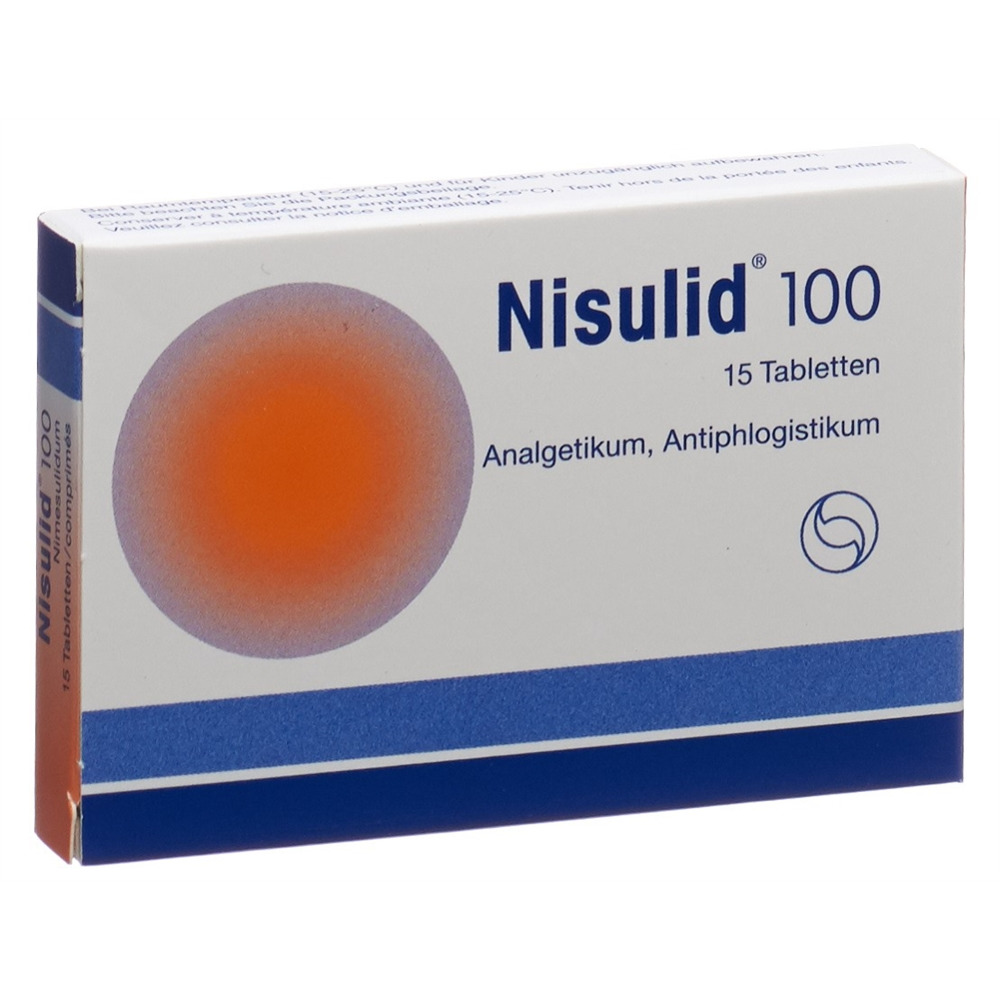 NISULID cpr 100 mg blist 15 pce, image principale